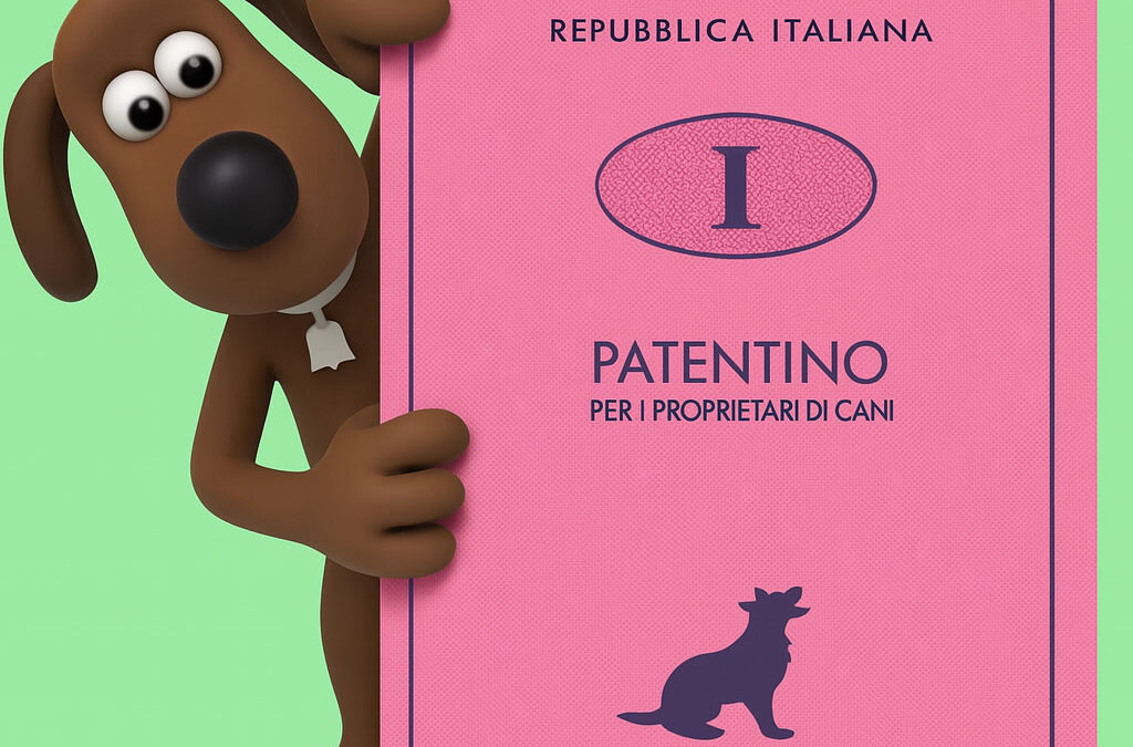 Patentino per conduzione di Cani