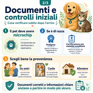 Controlli veterinari iniziali nuovo pet