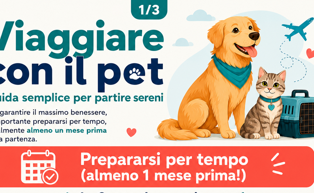 Viaggiare con cane e gatto: consigli del veterinario prima della partenza